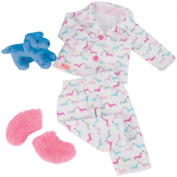 Our Generation Teckel Dog and Pyjama Outfit