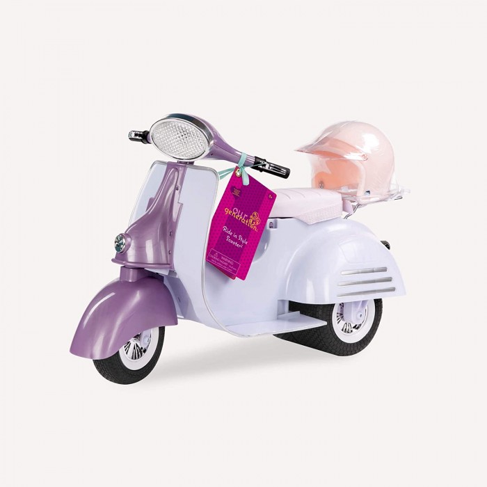 Our Generation Ride in Style Scooter - Purple and Blue