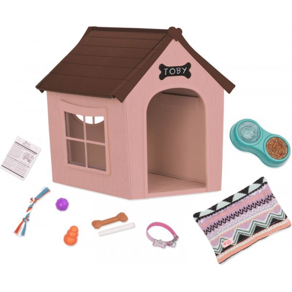 Our Generation Deluxe Dog House Set