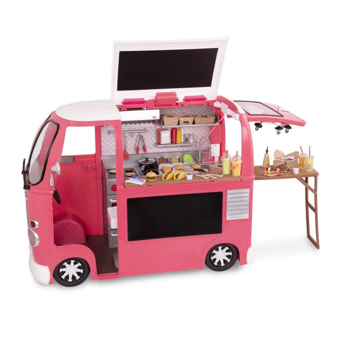 Our Generation Grill to Go Food Truck Pink