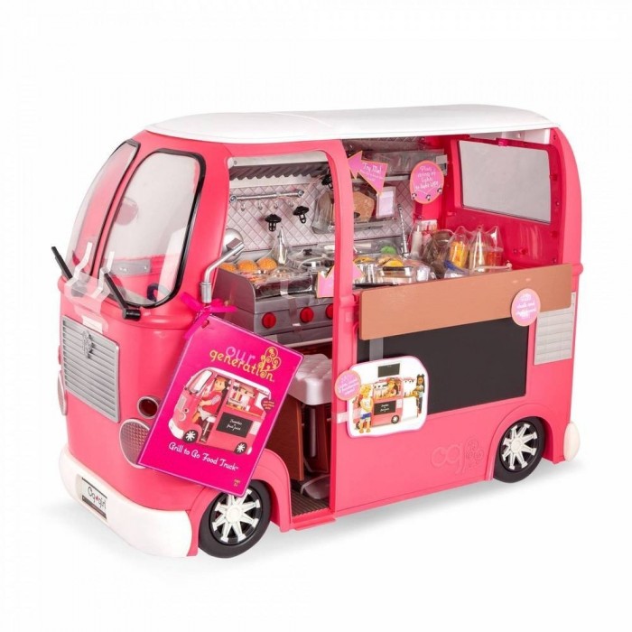 Our Generation Grill to Go Food Truck Pink