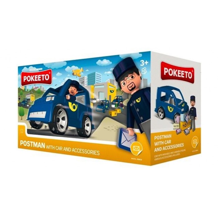 Pokeeto Postman with Car and Accessories 