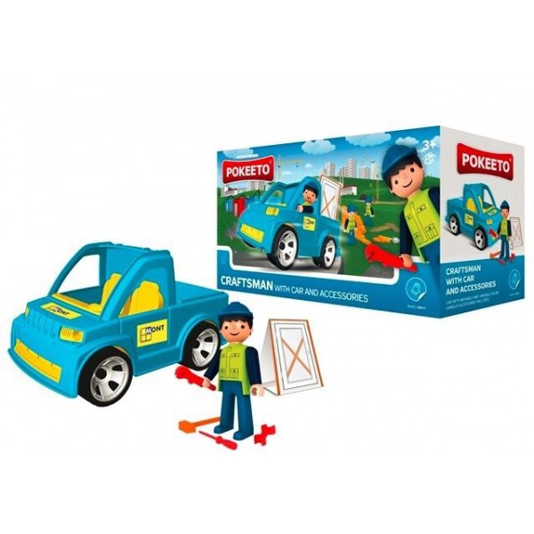 Pokeeto Craftsman with Car and Accessories 