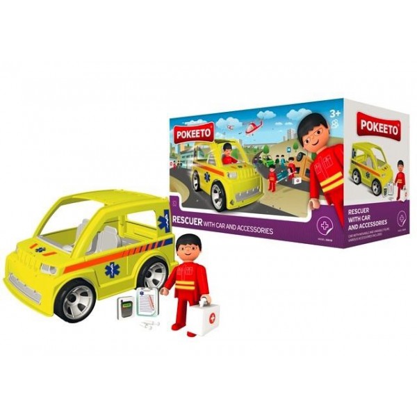 Pokeeto Rescuer with Car and Accessories